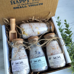 Bath Salts, Organic Bath Salt, Natural Spa Gift, Best Friend Gift, Self Care, Bridesmaid Gift, Bridal Shower, Bath Gift.