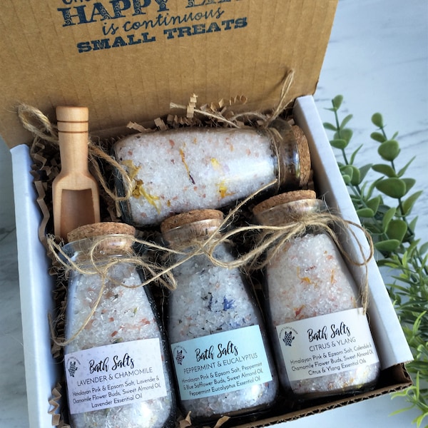 Bath Salts, Organic Bath Salt, Natural Spa Gift, Best Friend Gift, Self Care, Bridesmaid Gift, Bridal Shower, Bath Gift.