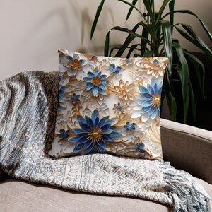 Decorative Holiday Throw Pillow Vintage Hand Cut Paper Ornament Design