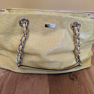 A Yellow Leather Kate Spade Handbag