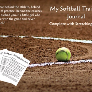 My Softball Training Journal Complete with Stretching Guide