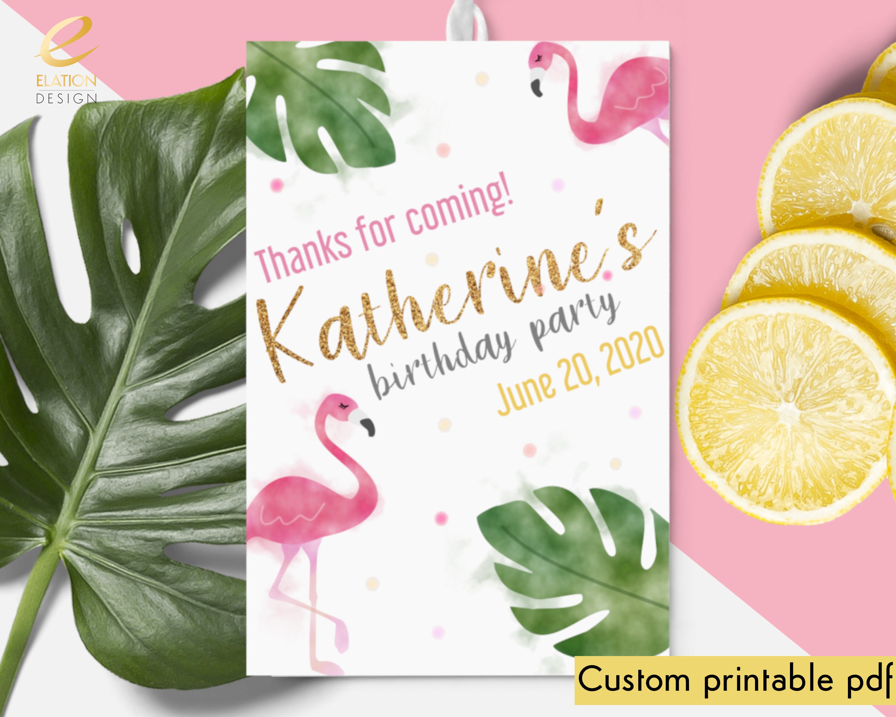 black and white flamingo name tags black and white flamingo name tags