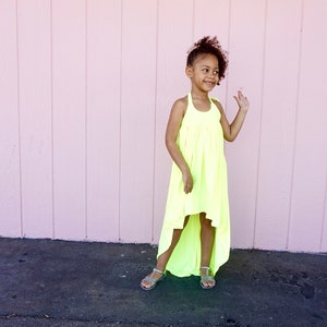 Girls Neon Dress Etsy