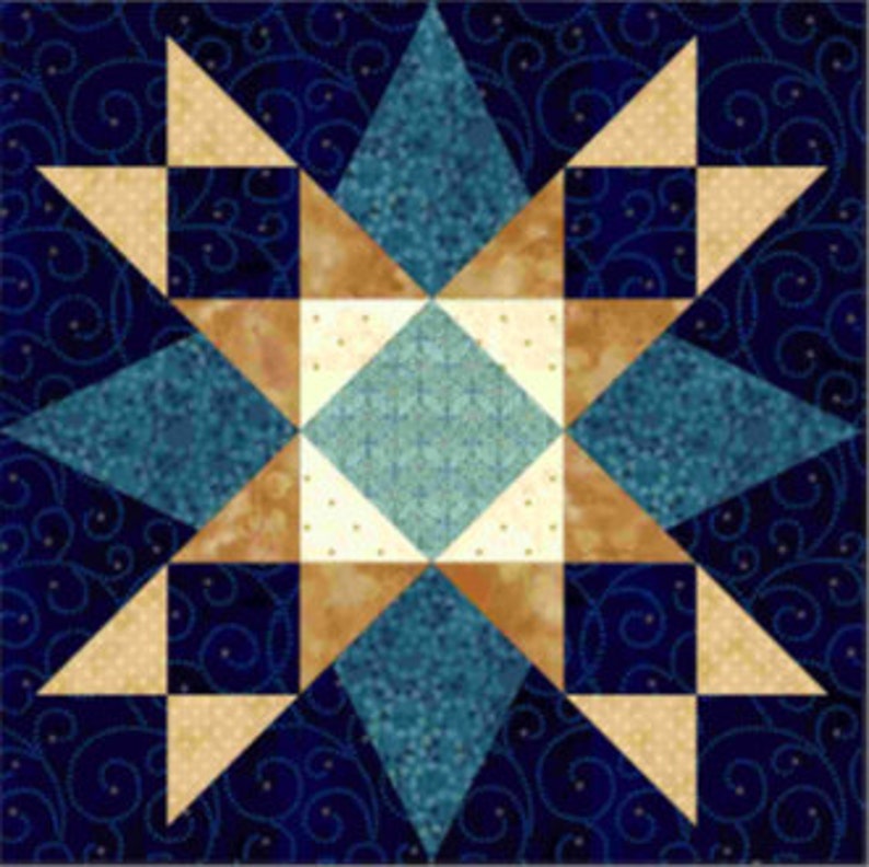 PDF Quilt Pattern a design by Pam Bono First Star Ive Etsy