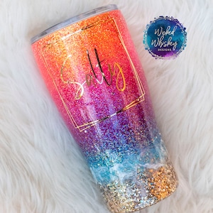 Free Shipping the Sims 4 Custom Personalized Epoxy Glitter Tumbler