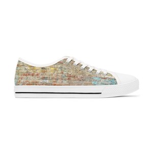 Artsy/Brick Wall/Women&#39;s Low Top Sneakers