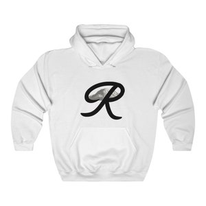 Northwest Black letter R Rainier background Unisex Heavy Blend Hooded Sweatshirt