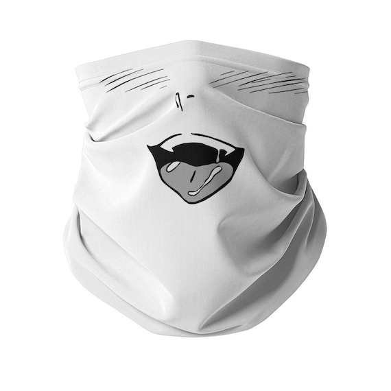 Ahegao Neck Gaiter Etsy Denmark