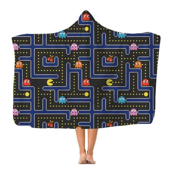 Pacman Classic Adult Hooded Blanket