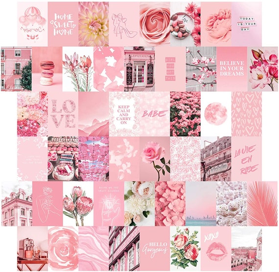 Pink Valentines Day Aesthetic Collage Kit Pink Valentine Theme Photo Wall  Valentines Day Decorations Valentines Art DIGITAL DOWNLOAD -  Canada