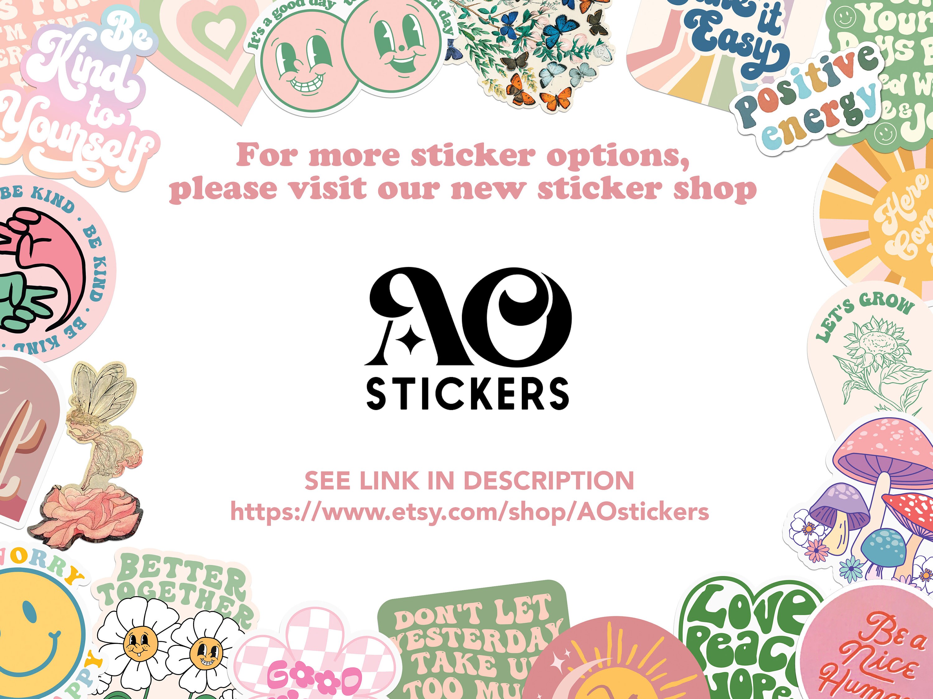 Random Sticker Pack, Aesthetic Sticker, Coconut Girl Sticker, Preppy Sticker  Pack, Aesthetic Sticker Pack 