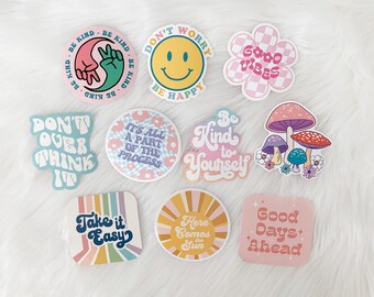 The Positive Pastel Sticker Pack Bundle or Individual