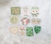Green Sticker Pack | Laptop Hydroflask Water Bottle Decals | Danish Pastel Aesthetic Vinyl Stickers | Positivity Quote Sticker Pack