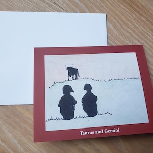 Stier en Tweelingenkaart/Stierkaart/Tweelingenkaart/Compatibiliteitskaart Stier en Tweelingen/Astrologiekaart/Stier/Tweelingen/Stier en Tweelingen/sterrenbeeld