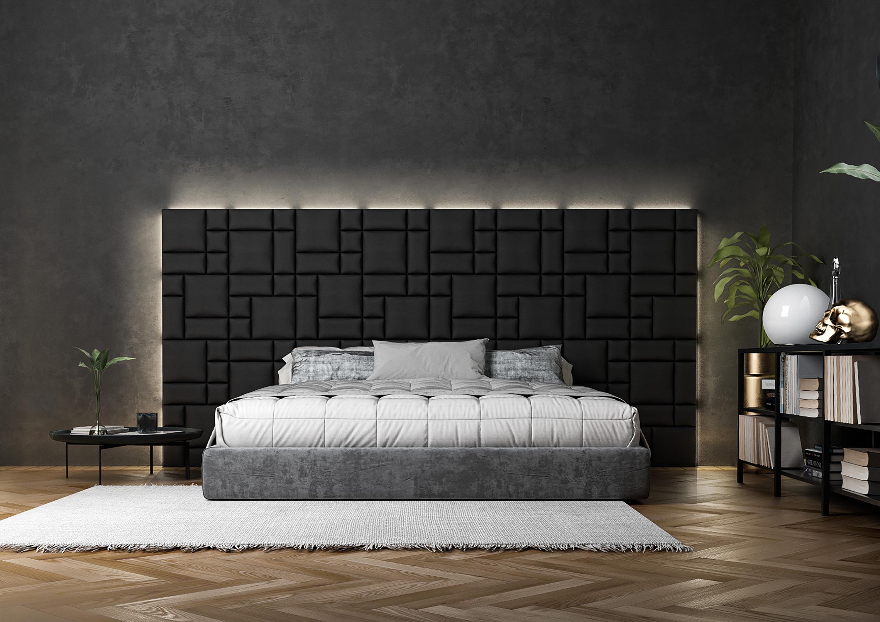 Tête De Lit En Rotin Forme Fleur Blanche - Dimensions 190x81 Cm, épaisseur 2.5 Cm, Pour Lit 150-180 Cm