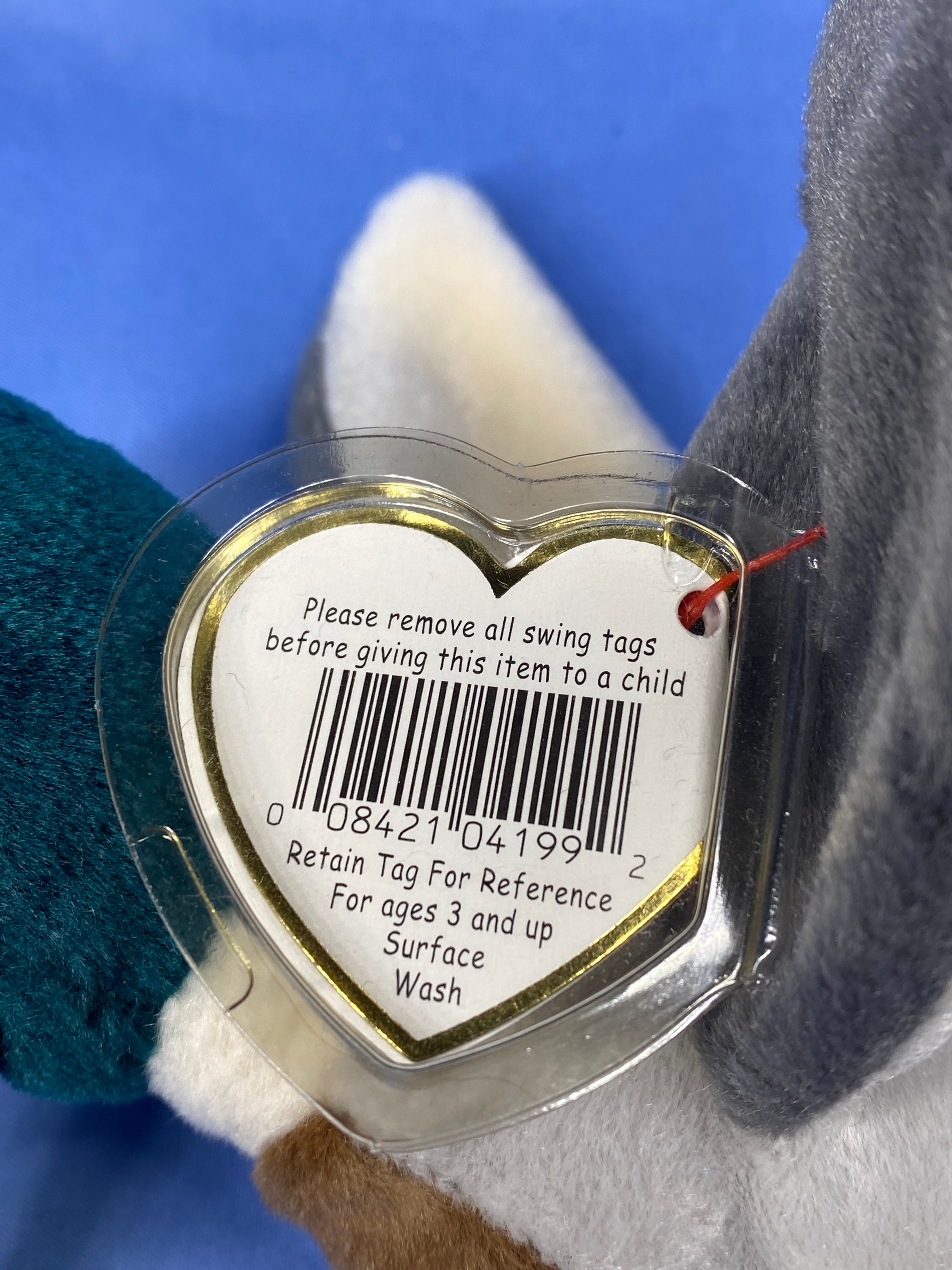 Ty Beanie Babies Jake the Drake 1998 with Heart Shaped Tag Etsy