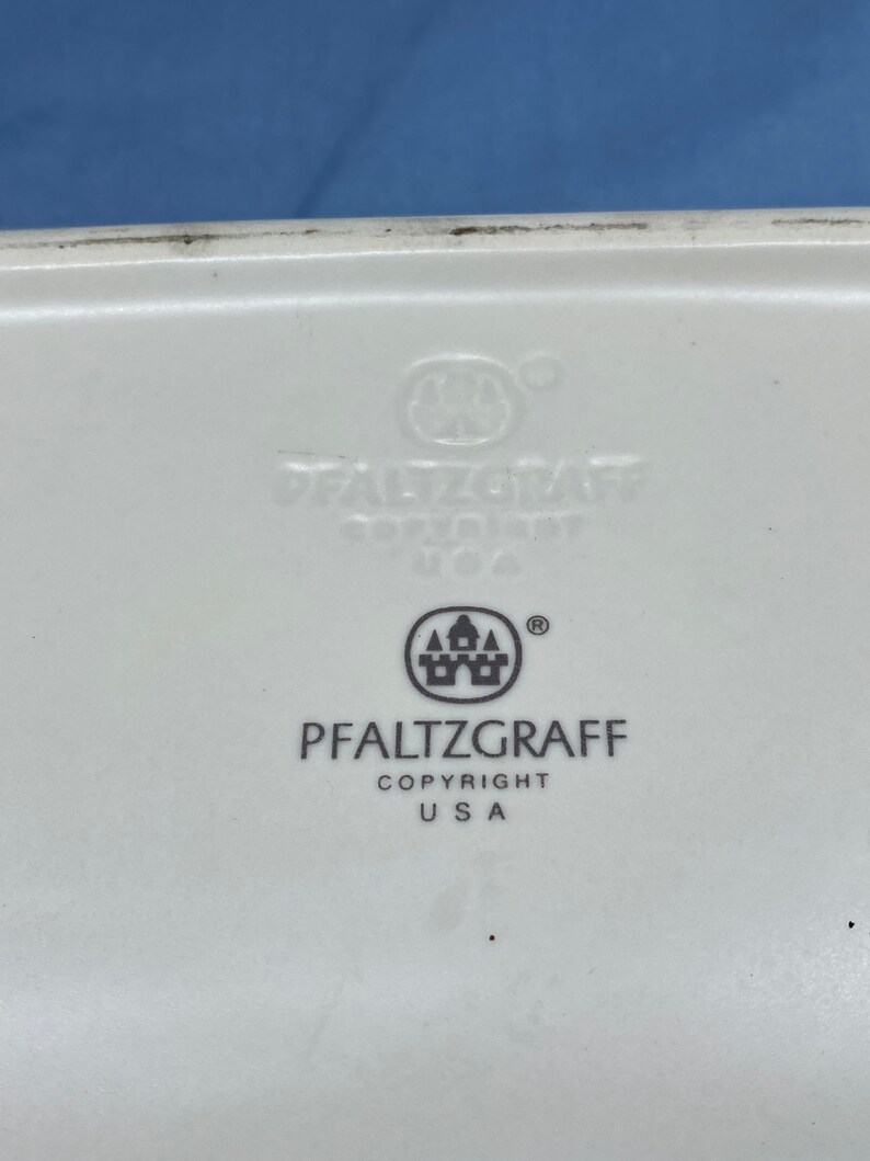 Pfaltzgraff Stoneware Tea Rose Bread Basket Tray Platter Pink Etsy