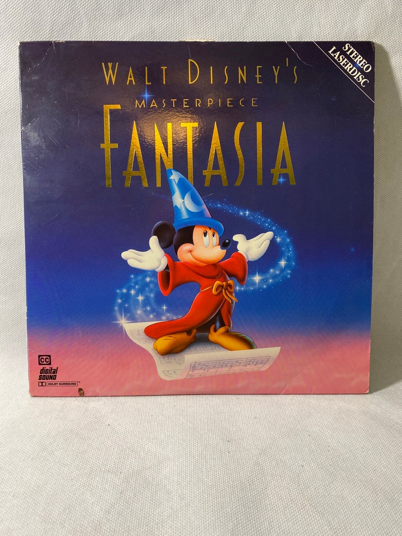 Walt Disney Masterpiece Fantasia Laserdisc Movie Etsy
