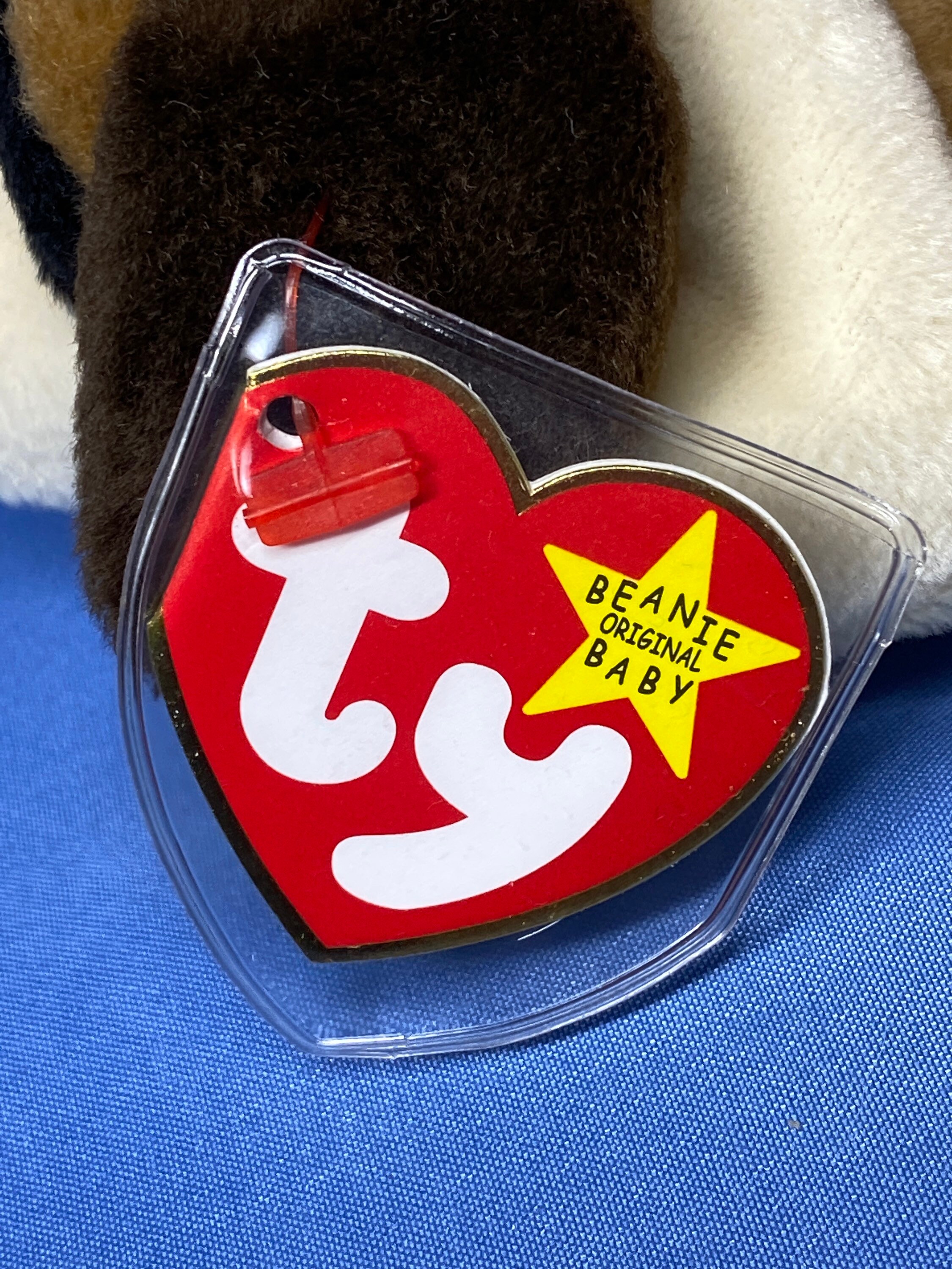 Ty Beanie Babies Bernie the St. Bernard with heart-shaped tag | Etsy