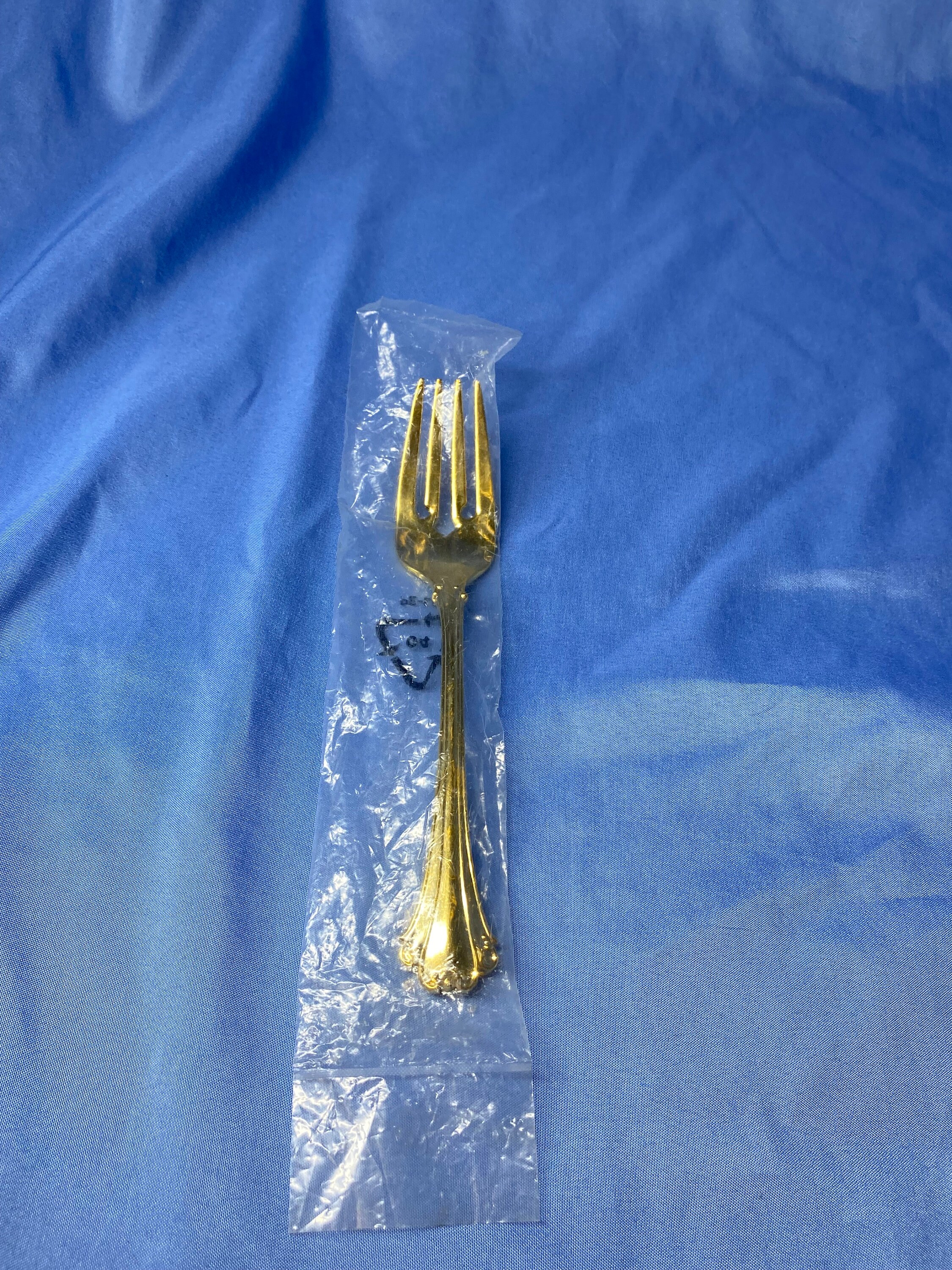 F.B. Rogers China Gold Plated Flatware French Rose Dinner Salad