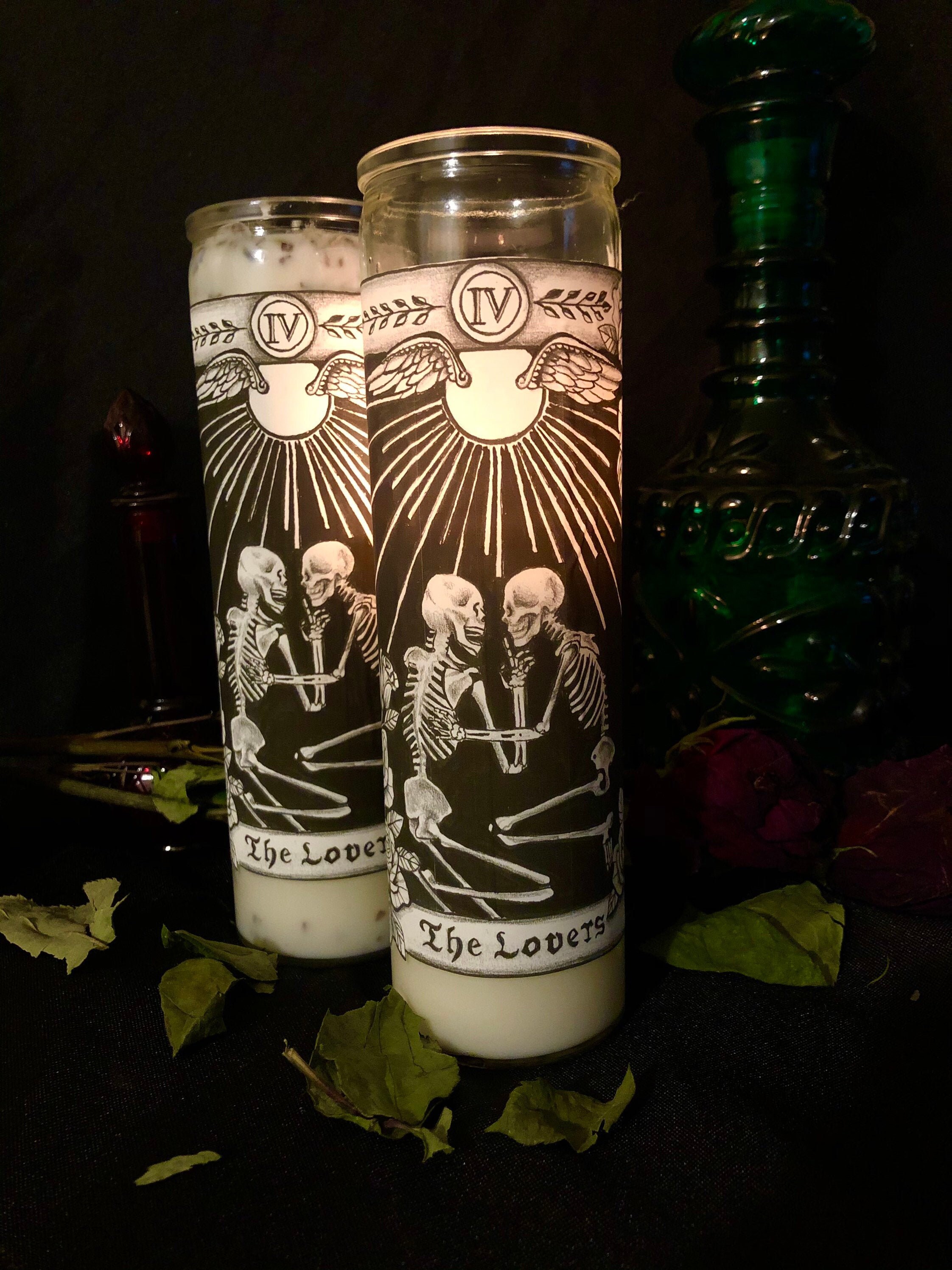 The Lovers Tarot Candle / Ritual Candle / Altar Candle / Etsy