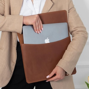 Leather macbook air m2 case, Macbook pro 13 inch case, Macbook pro 14 case, Macbook air 13 inch case, Macbook pro 16 inch case