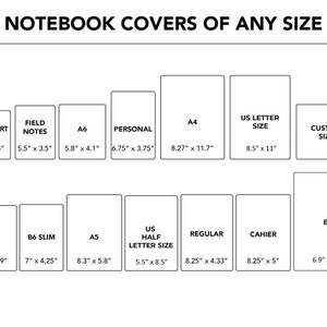 Leather notebook cover a6,Leather notebook cover,A5 notebook cover,A5 leather journal,A6 notebook cover,B5 notebook cover image 4