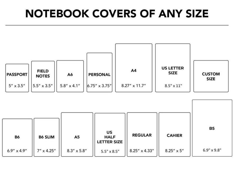 Leather notebook cover a6,Leather notebook cover,A5 notebook cover,A5 leather journal,A6 notebook cover,B5 notebook cover image 4