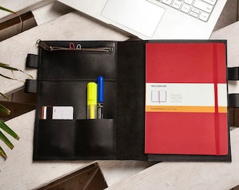 Leather moleskine cover, Moleskine pocket notebook cover, Moleskine xl cover, Moleskine extra large cover, Expanded moleskine cover