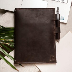 Leather notebook cover a6,Leather notebook cover,A5 notebook cover,A5 leather journal,A6 notebook cover,B5 notebook cover image 3