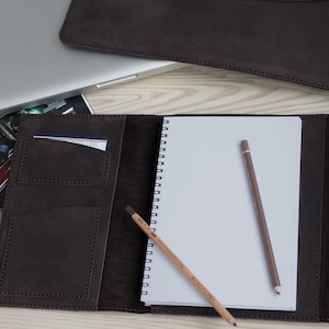 Leder-Notizbuchhülle a5, Leder-Notizbuchhülle a5, Travelers Notebook-Hülle, Leder-Notebookhülle a4, personalisiertes nachfüllbares Journal
