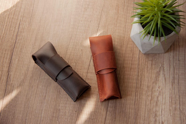 Leather harmonica pouch,Leather harmonica case,Blues harp case,Mouth organ sleeve,Harmonica holder,Harp pocket,Gift for harmonica player image 2