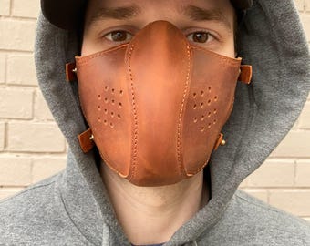 Leder Mundmaske,Gesichtsmaske mit Filtertasche aus Leder,Maske mit Filtertasche,Mundmaske mit Filtertasche Custom