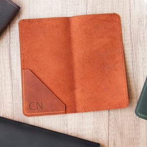 Leather bill holder, Leather receipt holder, Restaurant check holder, Restaurant check presenter customizable, Leather check presenter
