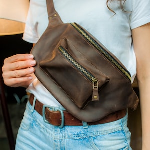 Sac banane en cuir pour femme, sac banane en cuir pour femme, sac banane en cuir pour femme, grand sac banane, sacs banane personnalisés pour femme