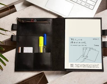 Midori notebook cover a5, Leather midori covers a4, Midori cover a5, Midori b6 slim cover, Midori a5 cover with elastic band