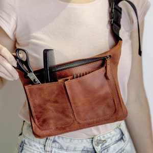 Barber Werkzeuggürtel, Friseur Werkzeuggürtel, Leder Werkzeuggürtel für Friseur, Werkzeug Gürteltasche für Hairstylist, Friseur Geschenk, Barber Geschenke