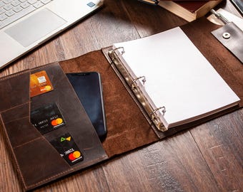 6 Ringbuch a6,Lederbuch a5,nachfüllbares Lederbuch,A5 Ringbuch 6 Ring,Planerbuch a5