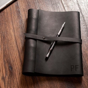 Libreta recargable, libreta de cuero A5 personalizada, libreta recargable de viaje, carpeta de cuero A6, carpeta A4, carpeta de 3 anillas