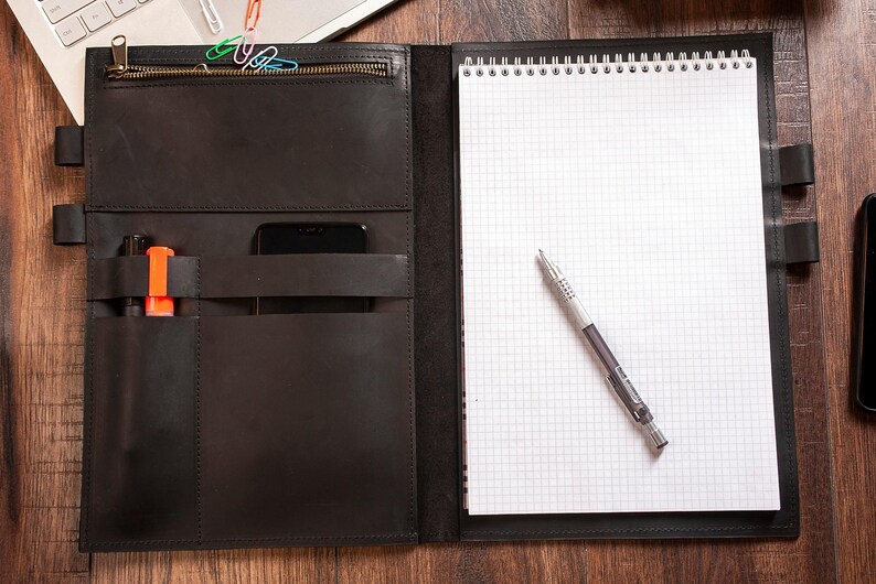 Leather notebook cover a6,Leather notebook cover,A5 notebook cover,A5 leather journal,A6 notebook cover,B5 notebook cover image 1
