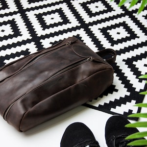 Leather shoe bag,Golf shoes bag,Shoe travel bag,Personalized shoe bag,Custom crafted shoe bag,Gifts for golfers men,Golf accessories men image 10