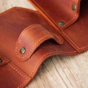 Cinturón de herramientas de carpintero, cinturón de carpintero de cuero, regalo de carpintero, bolsos de carpintero, cinturón de herramientas de cuero para hombres, cinturón de herramientas personalizado imagen 8