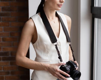 Leather camera strap custom, Camera strap leica, Camera strap sony, Handmade camera strap with name, Wide camera strap, Brown camera strap