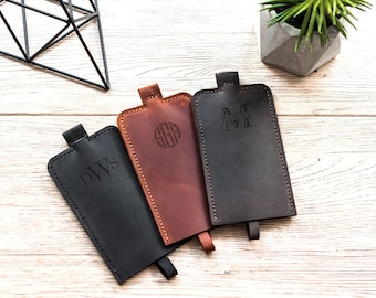 Porta llaves de cuero, Funda de llavero de cuero, Estuche de llaves de cuero para hombres, Llavero de cuero, Porta llaves de cuero personalizado, Estuche de llaves personalizado
