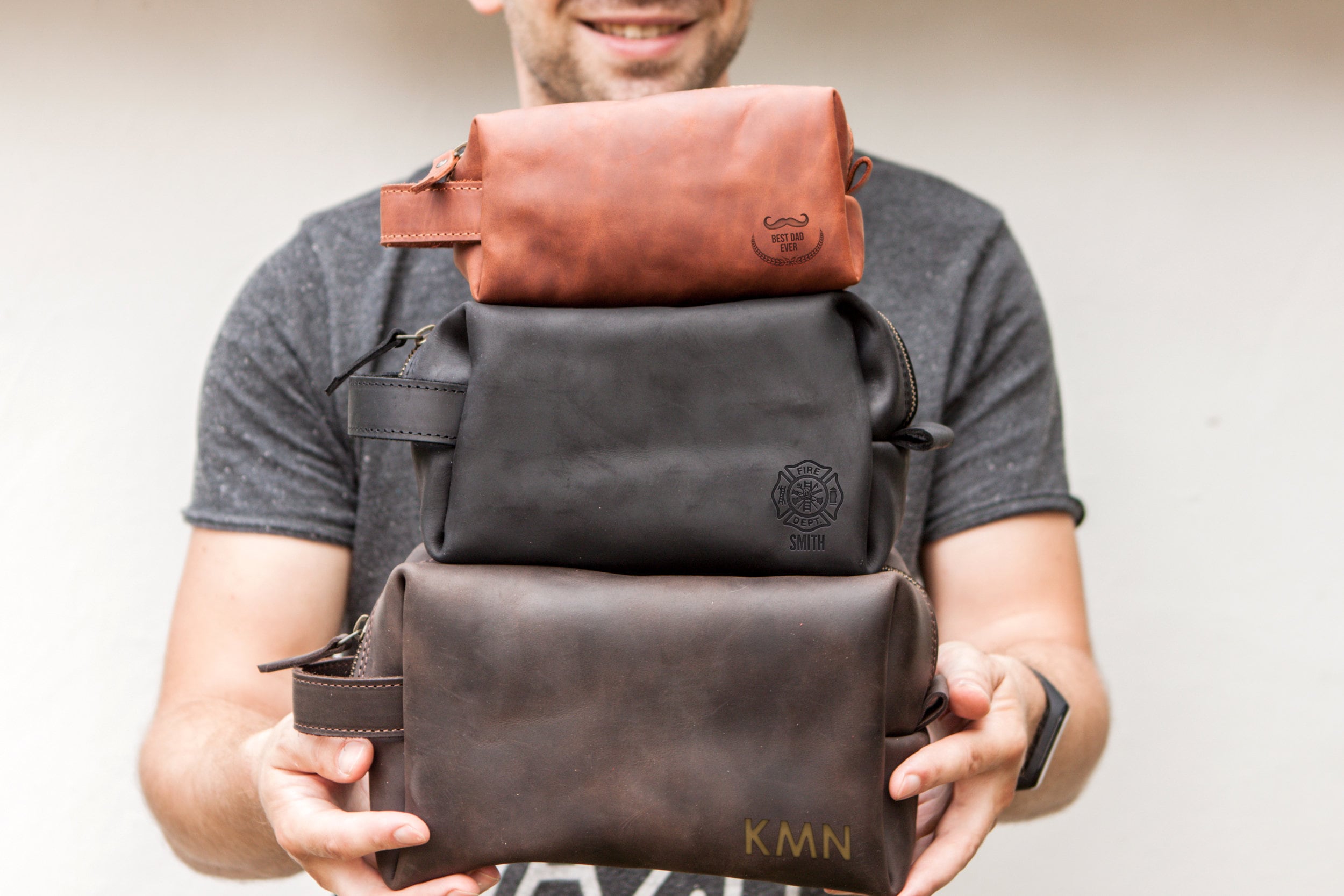 Leather Toiletry Bag Men Personalizedmens Toiletry Bag Etsy Australia