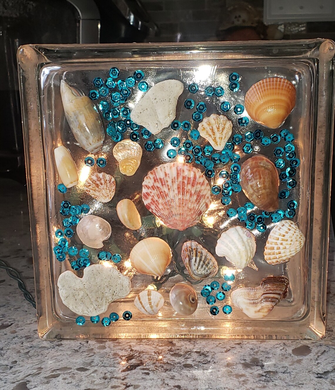 Glass block lights | Etsy