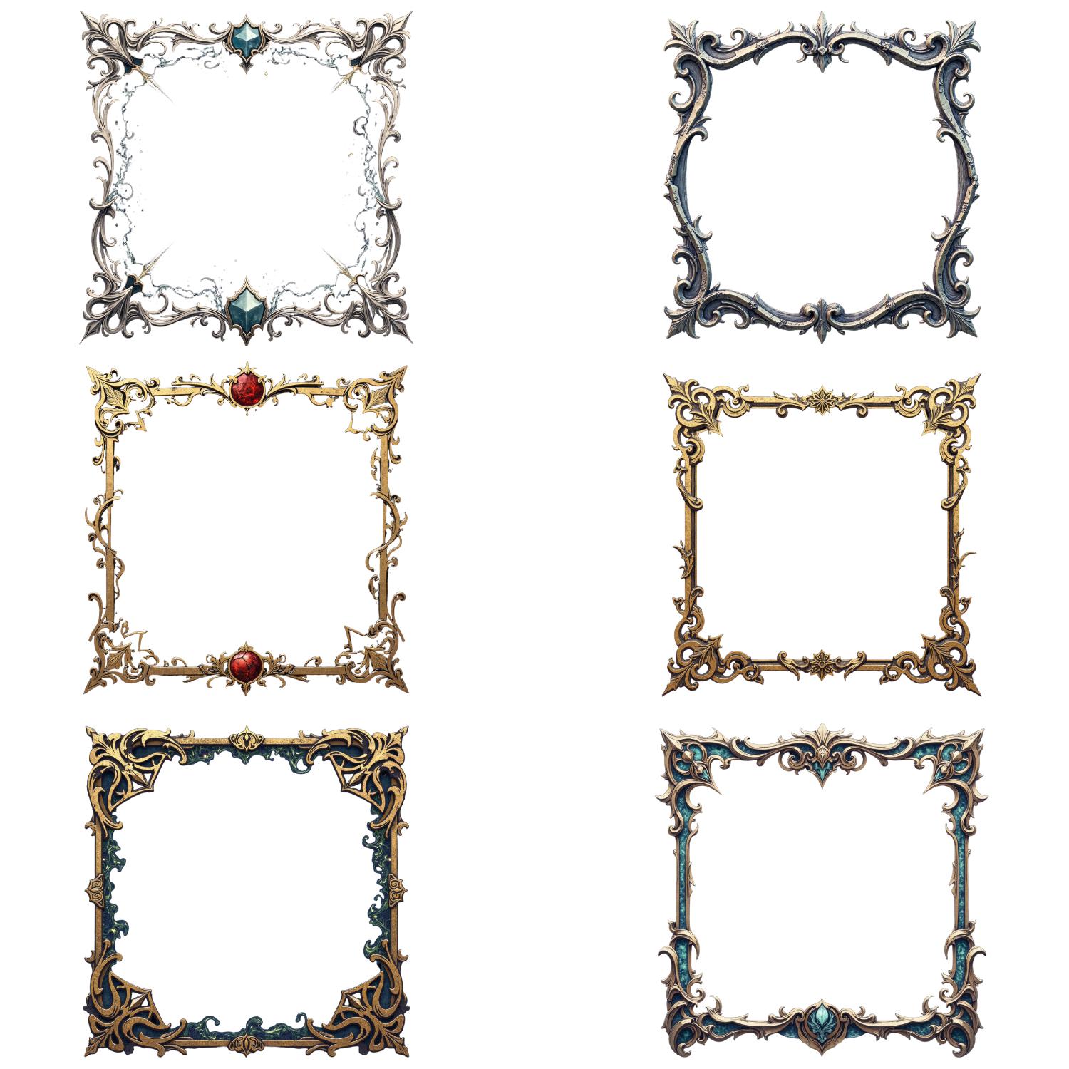 Pathfinder Program Borders Fantasy RPG Token Frames: Dnd, Pathfinder VTT Borders (digital Download ...