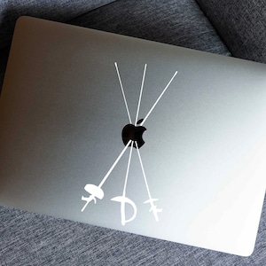 fencing weapons decal
