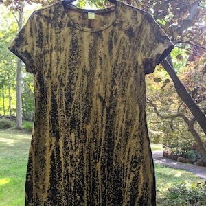OOAK BLEACHED mini DRESS no.1 size S bodycon tie dye flow festival wasteland rave edm boho brutalist goth punk industrial primitive tribal