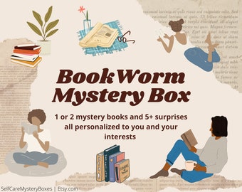 Book Worm Mystery Box | Personalized | Gift for Readers